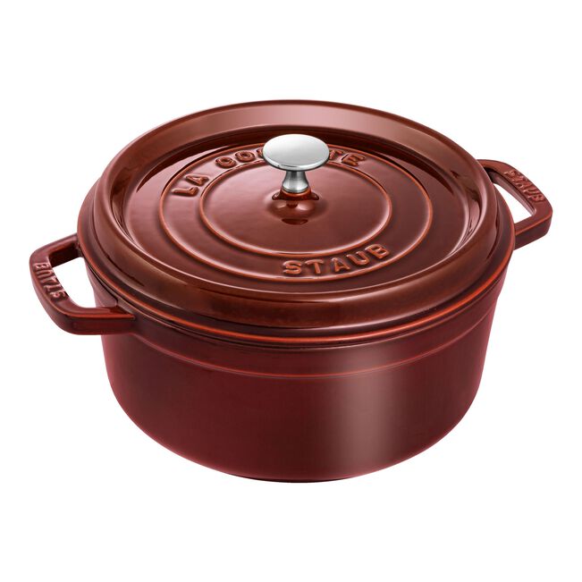 Cocotte 24 cm, Rond(e), Grenadine, Fonte