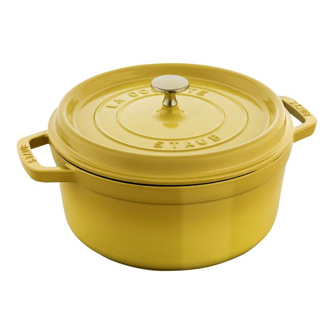 Cocotte 24 cm, Rond(e), Citron, Fonte