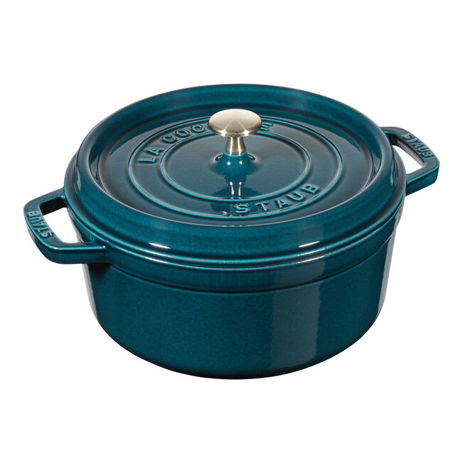 Cocotte 24 cm, Rond(e), La Mer, Fonte